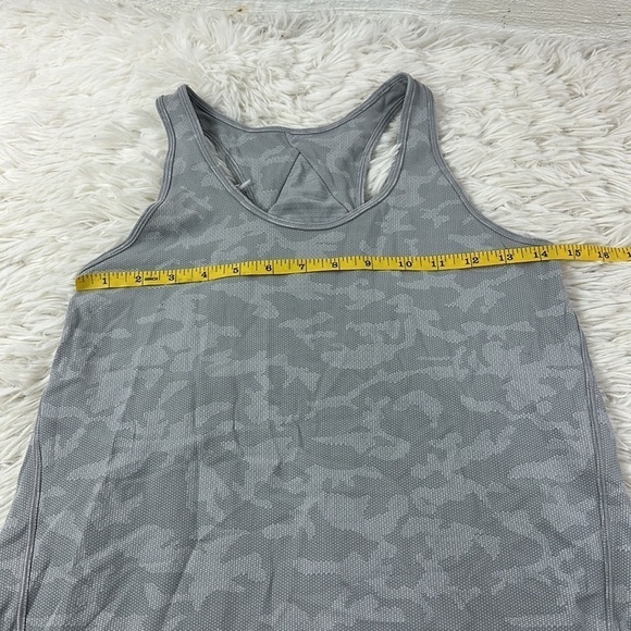 Lululemon Essential Tank *Pleated Incognito Camo SSL Silver Drop Alpine White - Picture 2 of 5
